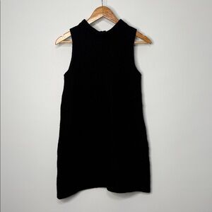 Trf Knitwear 100% Wool Black Sleeveless Dress Size Medium